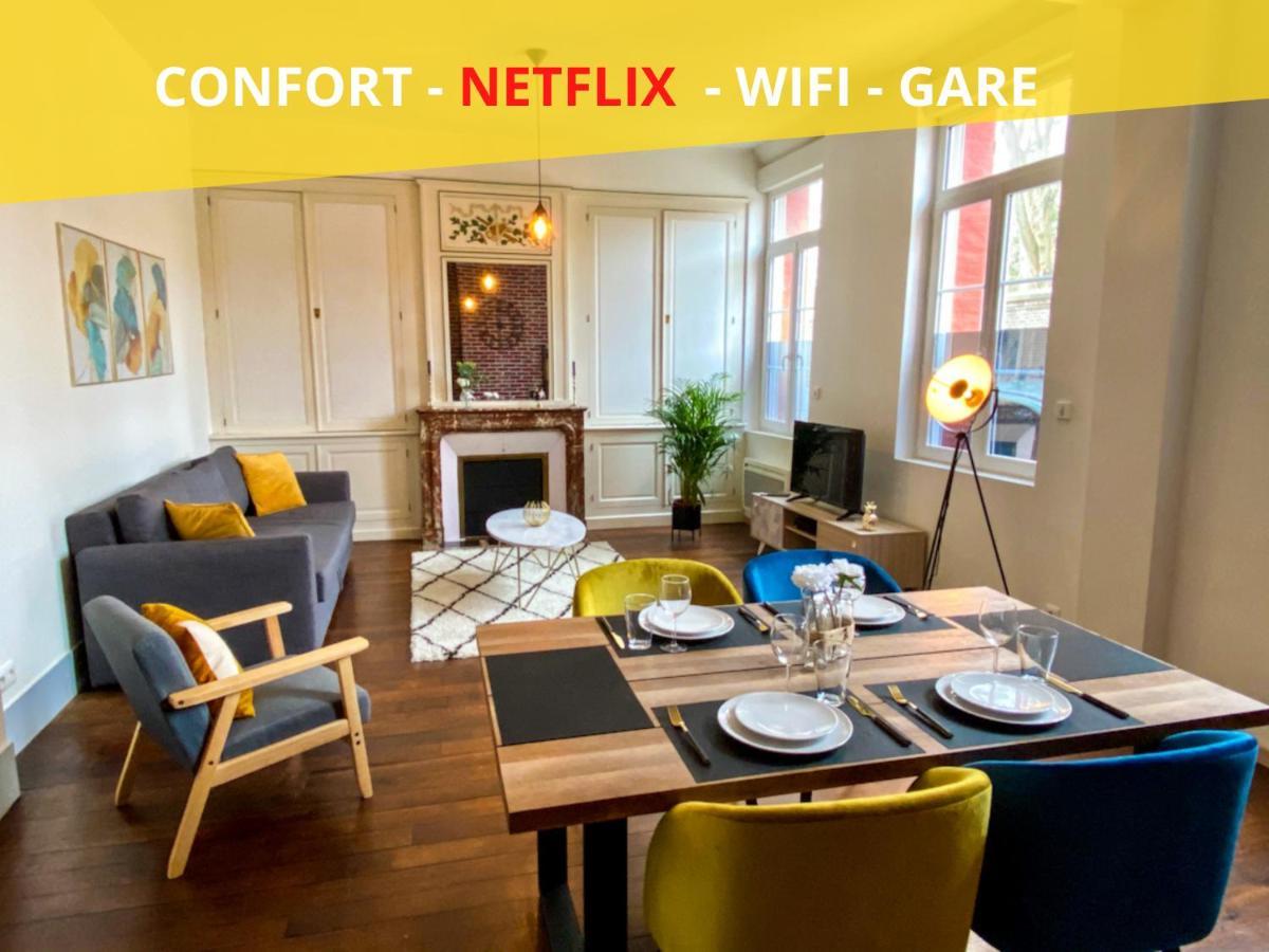 Charmant T2 Hyper-Centre, Netflix, Gare Amiens Buitenkant foto